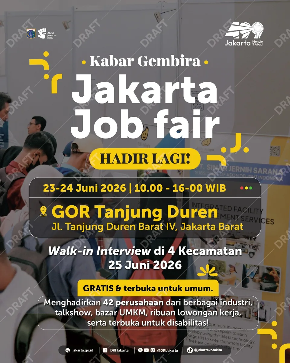 Job Fair Kabupaten Pangandaran 2026 (Suku Dinas TKTE Wilayah Kabupaten Pangandaran Barat) : 23-24 Juni 2026
